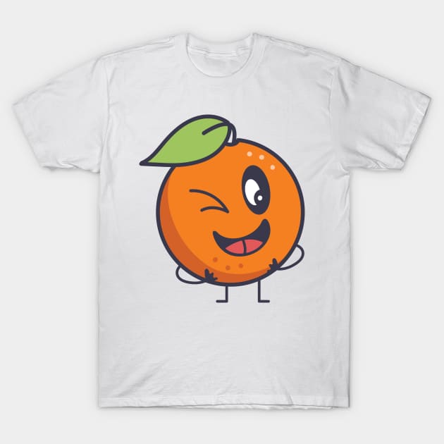 Sassy Orange T-Shirt by Jonathan Wightman